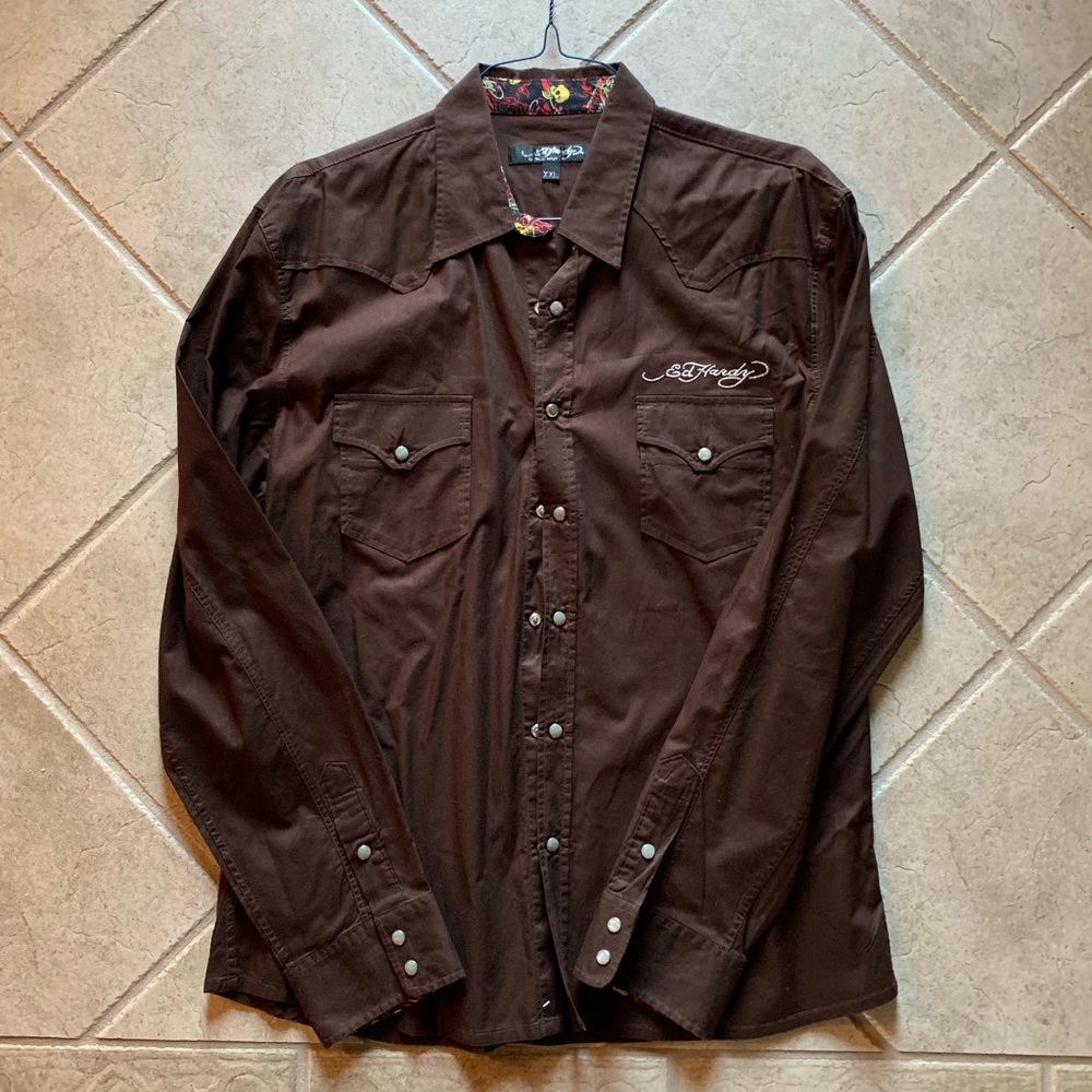 Ed Hardy Men’s Dress Shirt